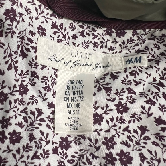 H& M jacket military green size 10-11 - Picture 8 of 9